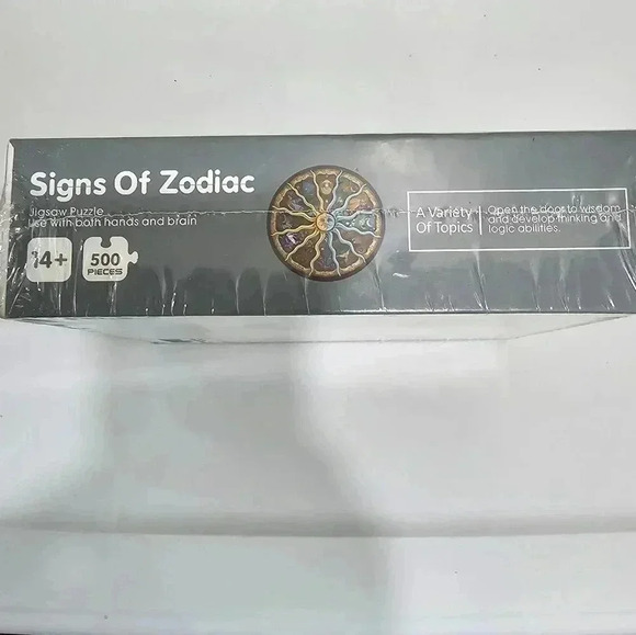New SIGNS OF ZODIAC Horoscope Jigsaw Puzzle  - 500 Pieces - Picture 2 of 2